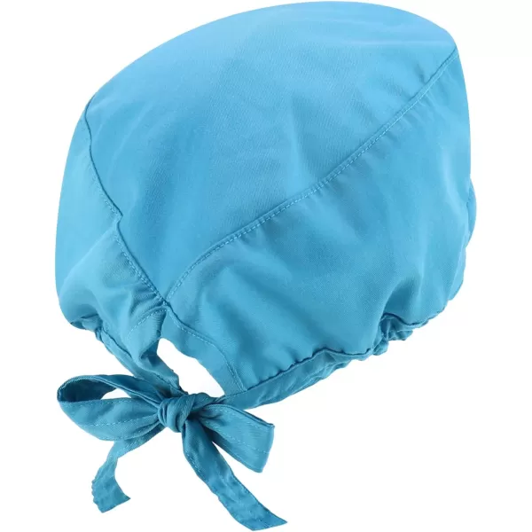 imageTrendy Apparel Shop XXL Oversized Working Scrub Cap with Sweatband and Elastic Tie BackTeal