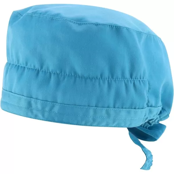 imageTrendy Apparel Shop XXL Oversized Working Scrub Cap with Sweatband and Elastic Tie BackTeal