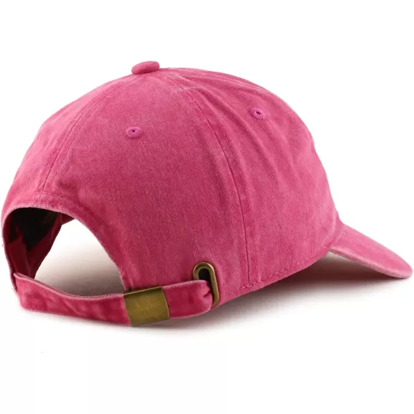 imageTrendy Apparel Shop Established 1954 Embroidered 70th Birthday Gift Pigment Dyed Washed Cotton CapFuchsia