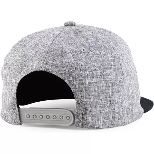 imageTrendy Apparel Shop Mexico States with Eagle Embroidered Flatbill Snapback CapGuerrero Hgrey Black