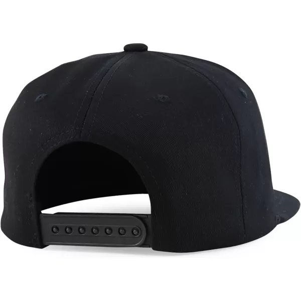 imageTrendy Apparel Shop Mexico States with Eagle Embroidered Flatbill Snapback CapMexico Black Black