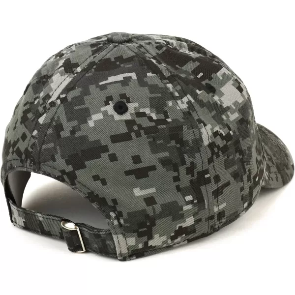 imageTrendy Apparel Shop Best Papa Ever One Line Embroidered Soft Crown 100 Brushed Cotton CapDigital Night Camo