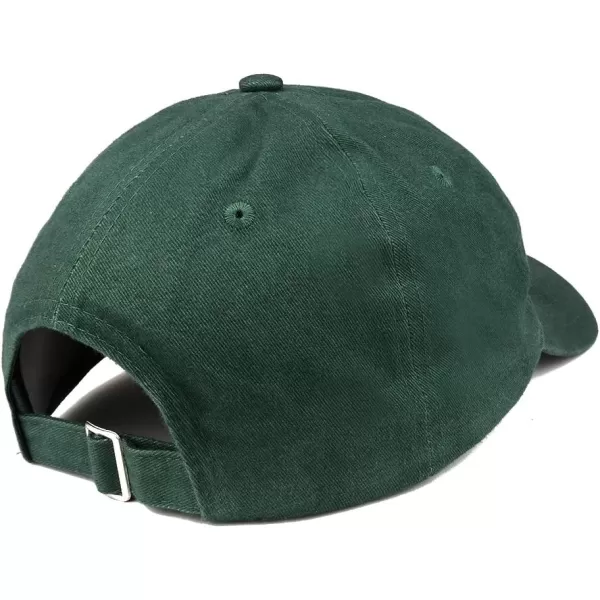 imageTrendy Apparel Shop Best Papa Ever One Line Embroidered Soft Crown 100 Brushed Cotton CapHunter