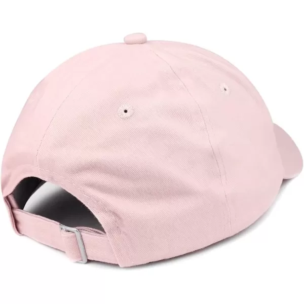 imageTrendy Apparel Shop Best Papa Ever One Line Embroidered Soft Crown 100 Brushed Cotton CapLight Pink