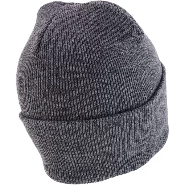 imageTrendy Apparel Shop Brooklyn Old English Font Embroidered Long Cuff BeanieGrey