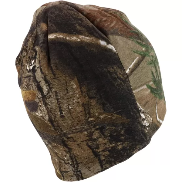 imageTrendy Apparel Shop Hunting Camo Knit Short Beanie with Acrylic LiningReal Tree