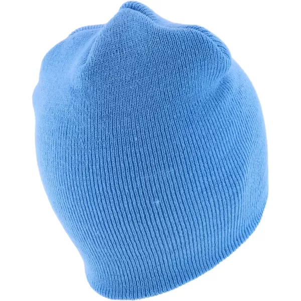 imageTrendy Apparel Shop Made in USA Short Acrylic Knit Winter Beanie HatSky