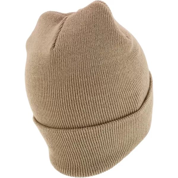 imageTrendy Apparel Shop Made in USA Winter Cuff Folded Long BeanieKhaki