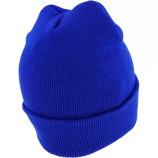 imageTrendy Apparel Shop Made in USA Winter Cuff Folded Long BeanieRoyal