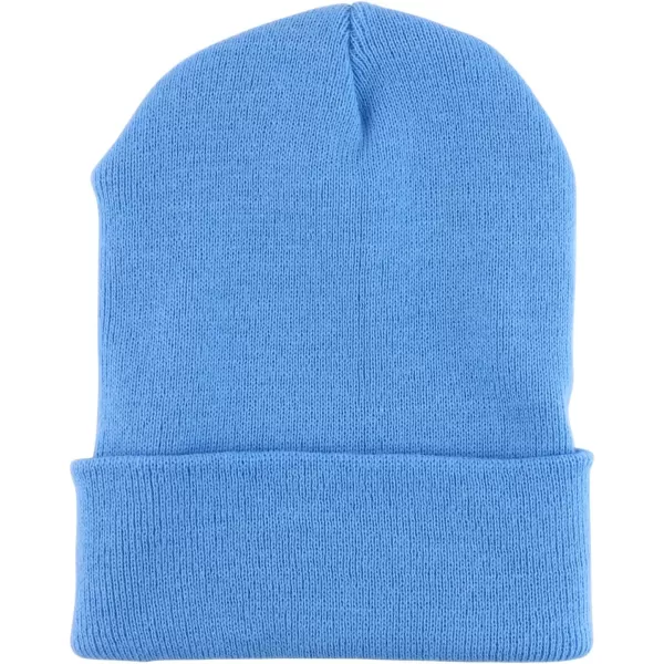 imageTrendy Apparel Shop Made in USA Winter Cuff Folded Long BeanieSky