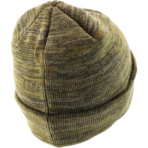 imageTrendy Apparel Shop Thick Acrylic Marled Long BeanieOlive Khaki Light Khaki