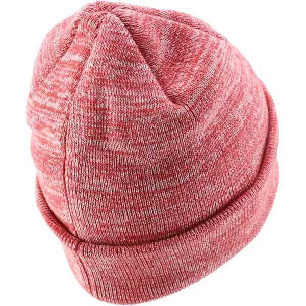 imageTrendy Apparel Shop Thick Acrylic Marled Long BeaniePink Grey Light Pink