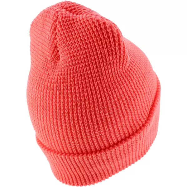 imageTrendy Apparel Shop Warm Waffle Knit Cuff BeanieCoral