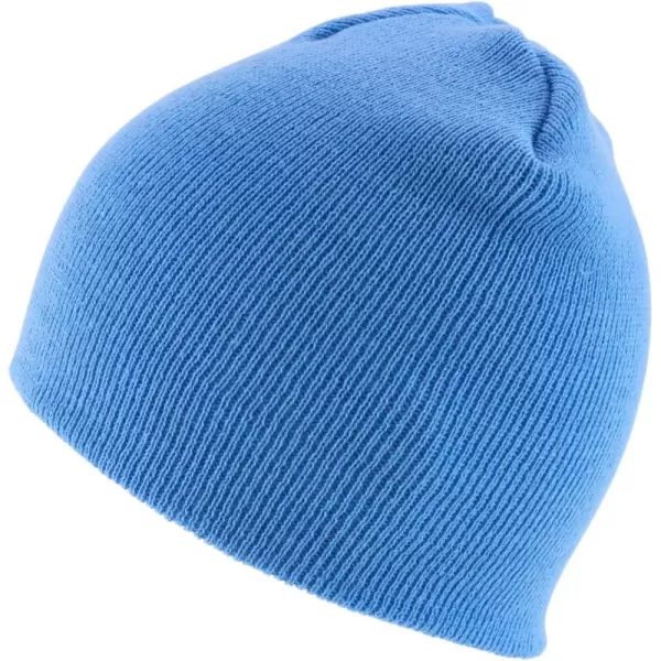 imageTrendy Apparel Shop Made in USA Short Acrylic Knit Winter Beanie HatSky