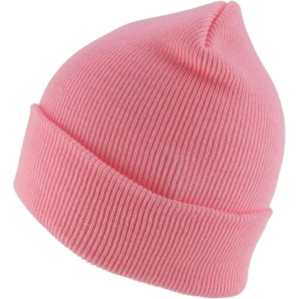 imageTrendy Apparel Shop Made in USA Winter Cuff Folded Long BeanieLight Pink