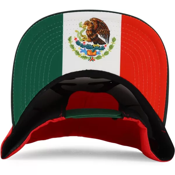 imageTrendy Apparel Shop 3D Rooster Embroidered Flat Bill Snapback CapRed Darkgreen