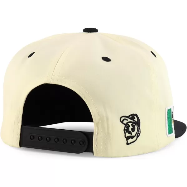 imageTrendy Apparel Shop 3D Rooster Embroidered Flat Bill Snapback CapStone Black