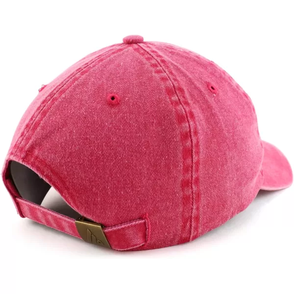 imageTrendy Apparel Shop Best Pop Pop Ever Embroidered Soft Fit Washed Cotton Baseball CapFuchsia