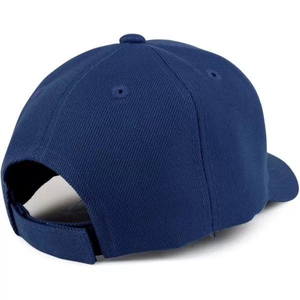 imageTrendy Apparel Shop Plain Youth Size Kids Adjustable Structured Baseball CapNavy
