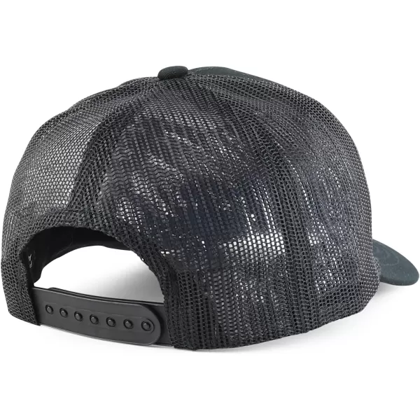 imageTrendy Apparel Shop Youth Size Contrasting Stitch Structured Mesh Back Baseball CapBlack Black