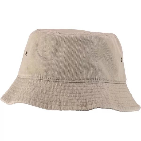 imageTrendy Apparel Shop Youth Size Kids Outdoor Cotton Stonewashed Short Brim Bucket HatKhaki