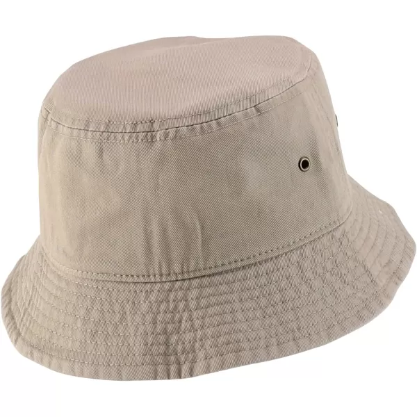 imageTrendy Apparel Shop Youth Size Kids Outdoor Cotton Stonewashed Short Brim Bucket HatKhaki