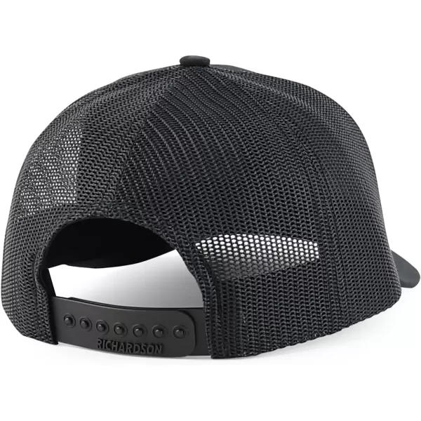 imageTrendy Apparel Shop Youth Size Kids Structured 6 Panel Mesh Back Baeball CapBlack