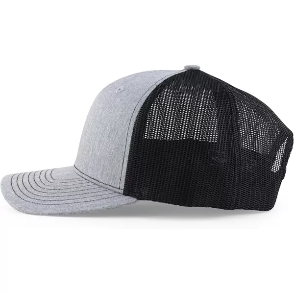 imageTrendy Apparel Shop Youth Size Kids Structured 6 Panel Mesh Back Baeball CapHgrey Black