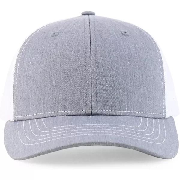 imageTrendy Apparel Shop Youth Size Kids Structured 6 Panel Mesh Back Baeball CapHgrey White