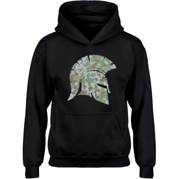 imageTrendy Apparel Shop Youth Kid Boys Cotton Long Sleeve Pullover Hoodie SweatshirtBlack 2