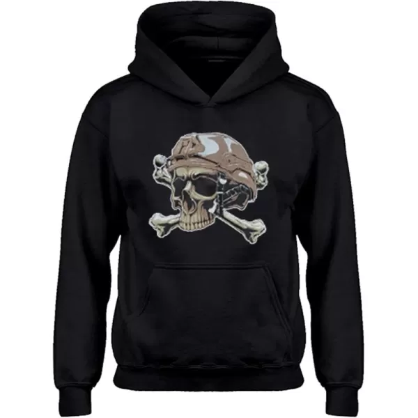 imageTrendy Apparel Shop Youth Kid Boys Cotton Long Sleeve Pullover Hoodie SweatshirtBlack 3