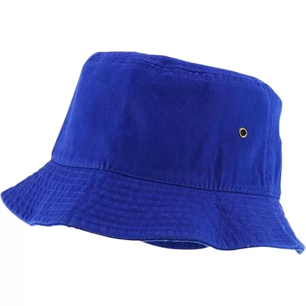 imageTrendy Apparel Shop Youth Size Kids Outdoor Cotton Stonewashed Short Brim Bucket HatRoyal