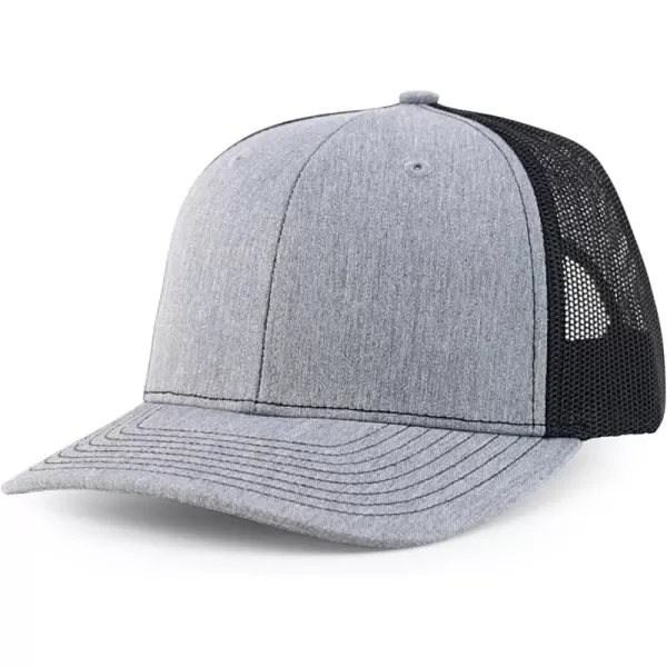 imageTrendy Apparel Shop Youth Size Kids Structured 6 Panel Mesh Back Baeball CapHgrey Black