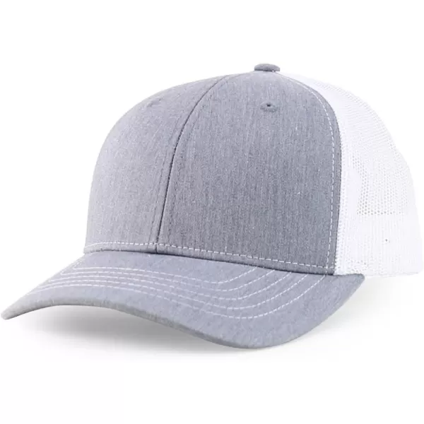 imageTrendy Apparel Shop Youth Size Kids Structured 6 Panel Mesh Back Baeball CapHgrey White