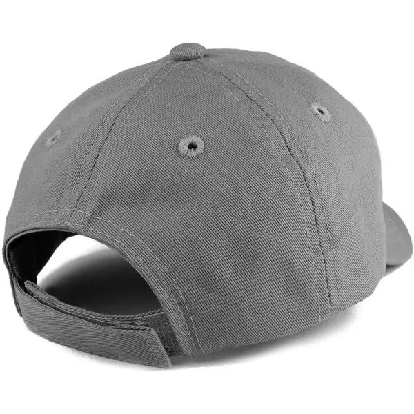 imageTrendy Apparel Shop Baby Infant Plain Unstructured Adjustable Baseball CapGrey