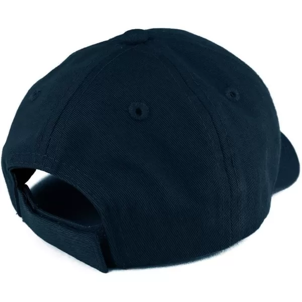 imageTrendy Apparel Shop Baby Infant Plain Unstructured Adjustable Baseball CapNavy