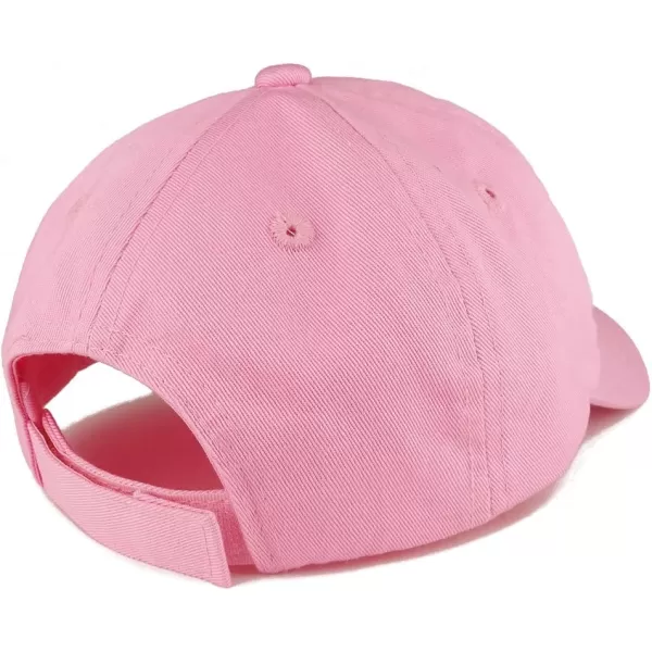 imageTrendy Apparel Shop Baby Infant Plain Unstructured Adjustable Baseball CapPink