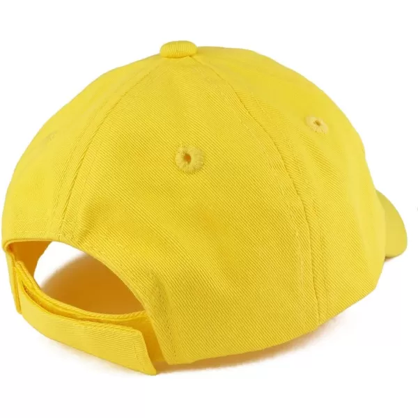 imageTrendy Apparel Shop Baby Infant Plain Unstructured Adjustable Baseball CapYellow