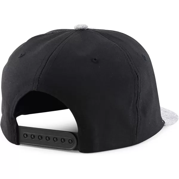 imageTrendy Apparel Shop Gafes Mexican Army Embroidered Flat Bill Snapback CapHgrey Black