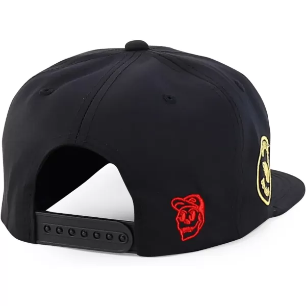 imageTrendy Apparel Shop Mexico Guadalupe Embroidered Flat Bill Snapback CapBlack Black 2