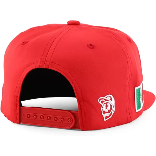 imageTrendy Apparel Shop Mexico Guadalupe Embroidered Flat Bill Snapback CapRed Red