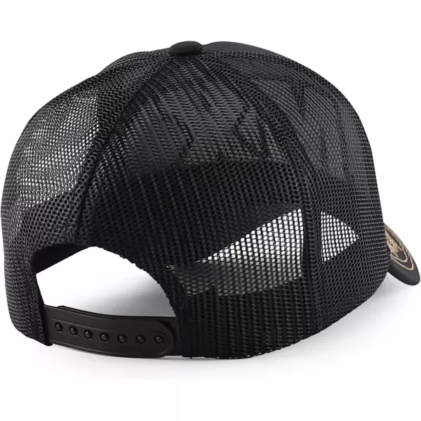 imageTrendy Apparel Shop Mexico Independence Eagle Snake Trucker Snapback Ball CapBlack Black 2