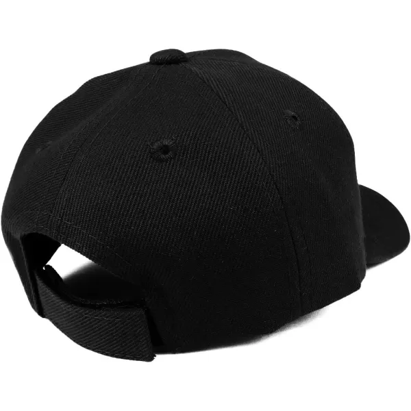 imageTrendy Apparel Shop Plain Infants Size Structured Adjustable Baseball CapBlack
