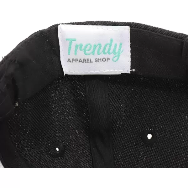 imageTrendy Apparel Shop Plain Infants Size Structured Adjustable Baseball CapBlack