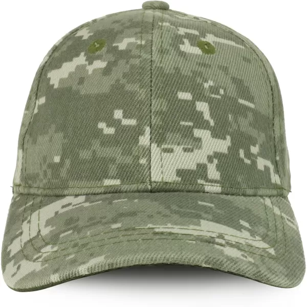 imageTrendy Apparel Shop Plain Infants Size Structured Adjustable Baseball CapDigital Camo