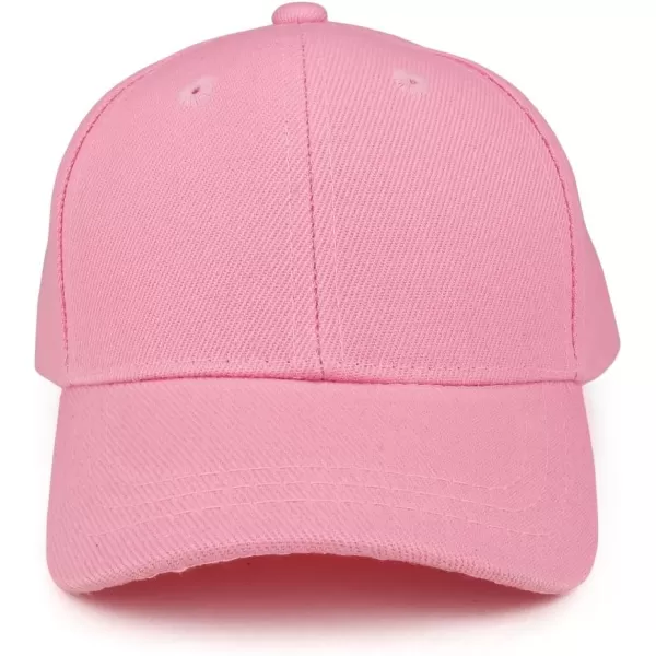 imageTrendy Apparel Shop Plain Infants Size Structured Adjustable Baseball CapPink