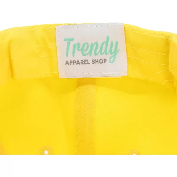 imageTrendy Apparel Shop Plain Infants Size Structured Adjustable Baseball CapYellow