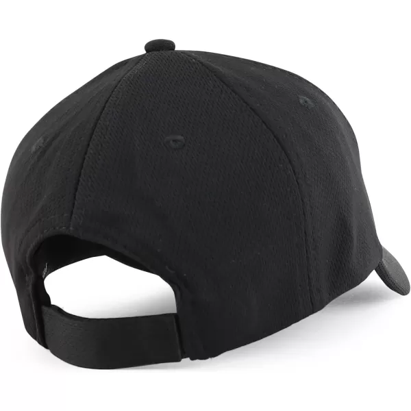 imageTrendy Apparel Shop Youth Size 6 Panel PosiCharge RacerMesh Baseball CapBlack