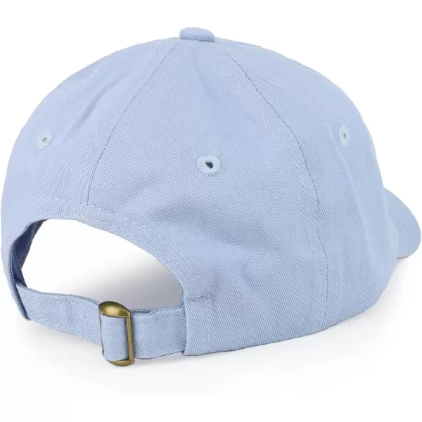 imageTrendy Apparel Shop Youth Small Fit Bio Washed Unstructured Cotton Baseball CapBaby Blue