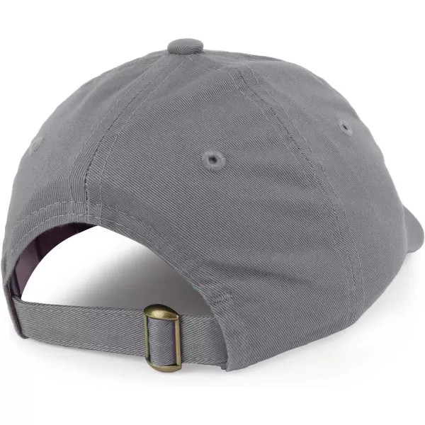 imageTrendy Apparel Shop Youth Small Fit Bio Washed Unstructured Cotton Baseball CapGrey